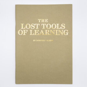 Lost Tools of Learning