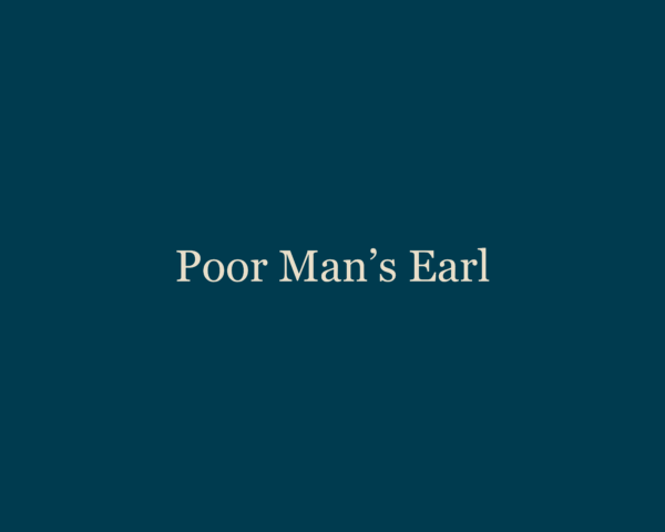 Poor Man's Earl