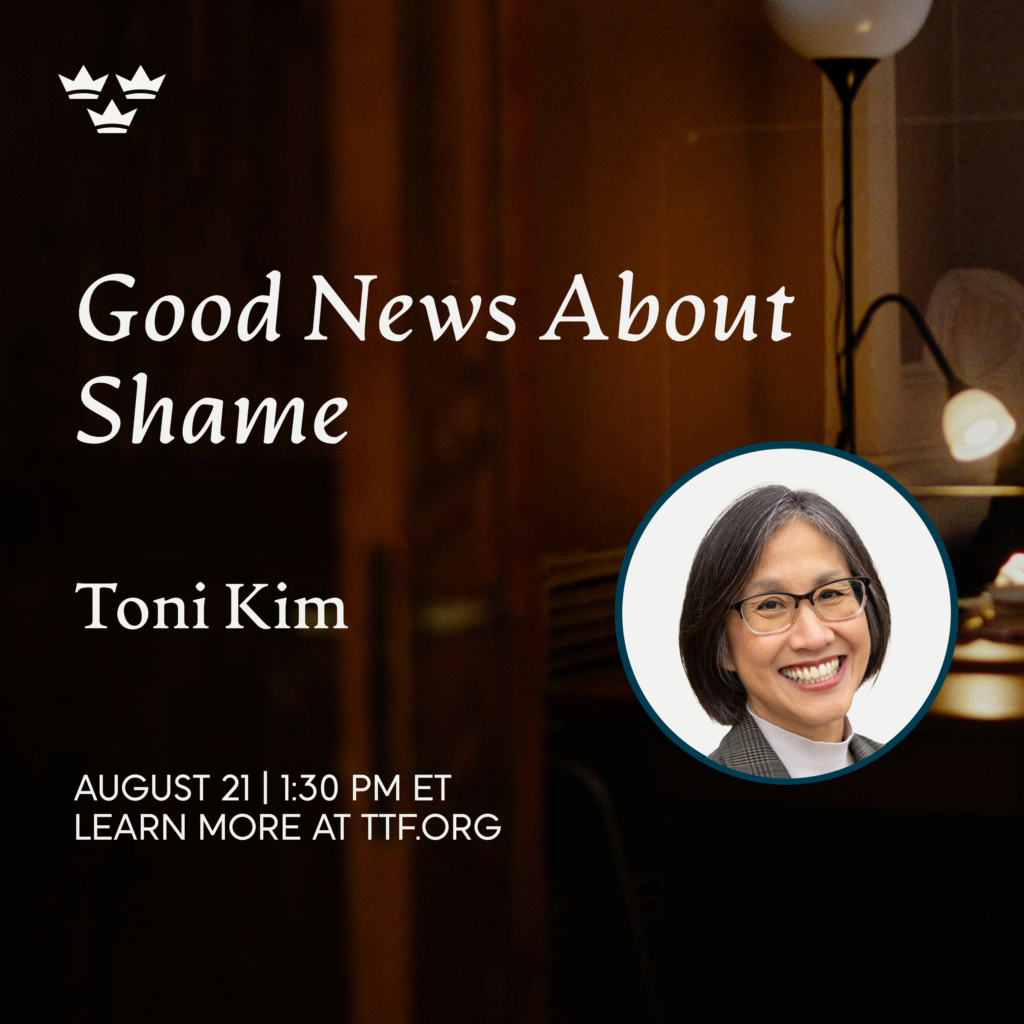 Good News About Shame: an Online Conversation with Toni Kim