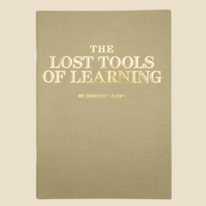 Lost Tools of Learning